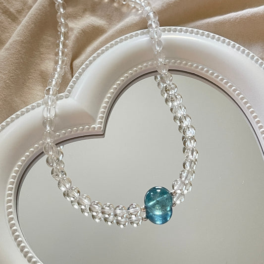 爆閃海藍寶項鍊 Aquamarine Necklace